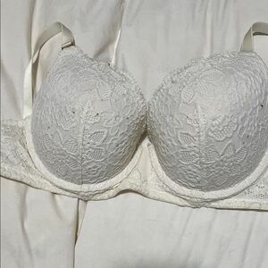 Aerie Elegant Lace White Bra